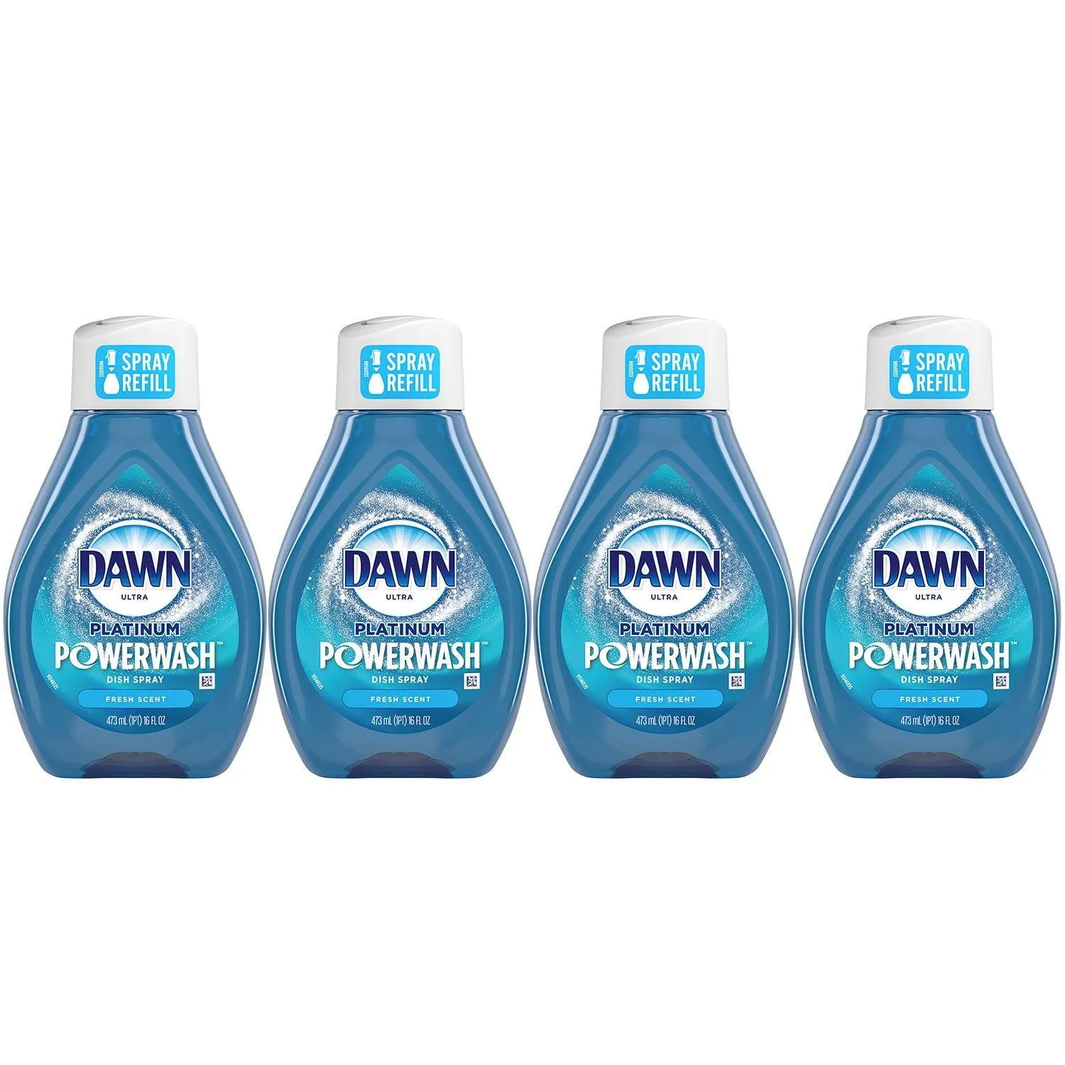 Dawn Platinum Powerwash Dish Soap Spray, Fresh Scent, 4 refills, 64 fl. oz.