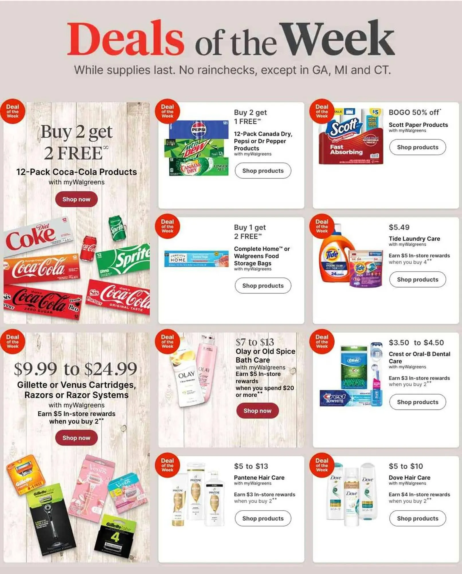 Weekly ad Walgreens Weekly Ad from April 24 to April 30 2025 - Page 1