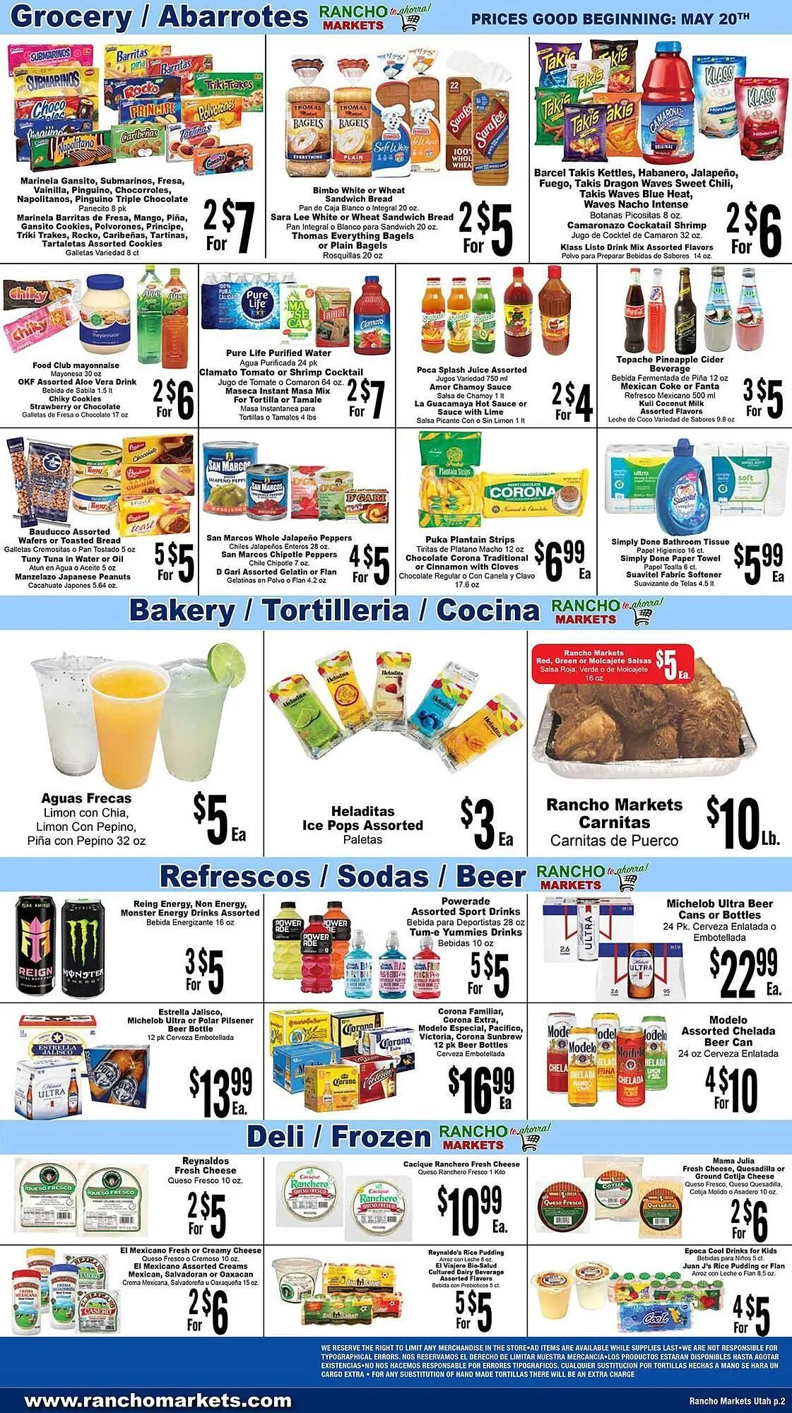 Weekly ad Rancho Markets Weekly Ad from May 20 to May 26 2025 - Page 2