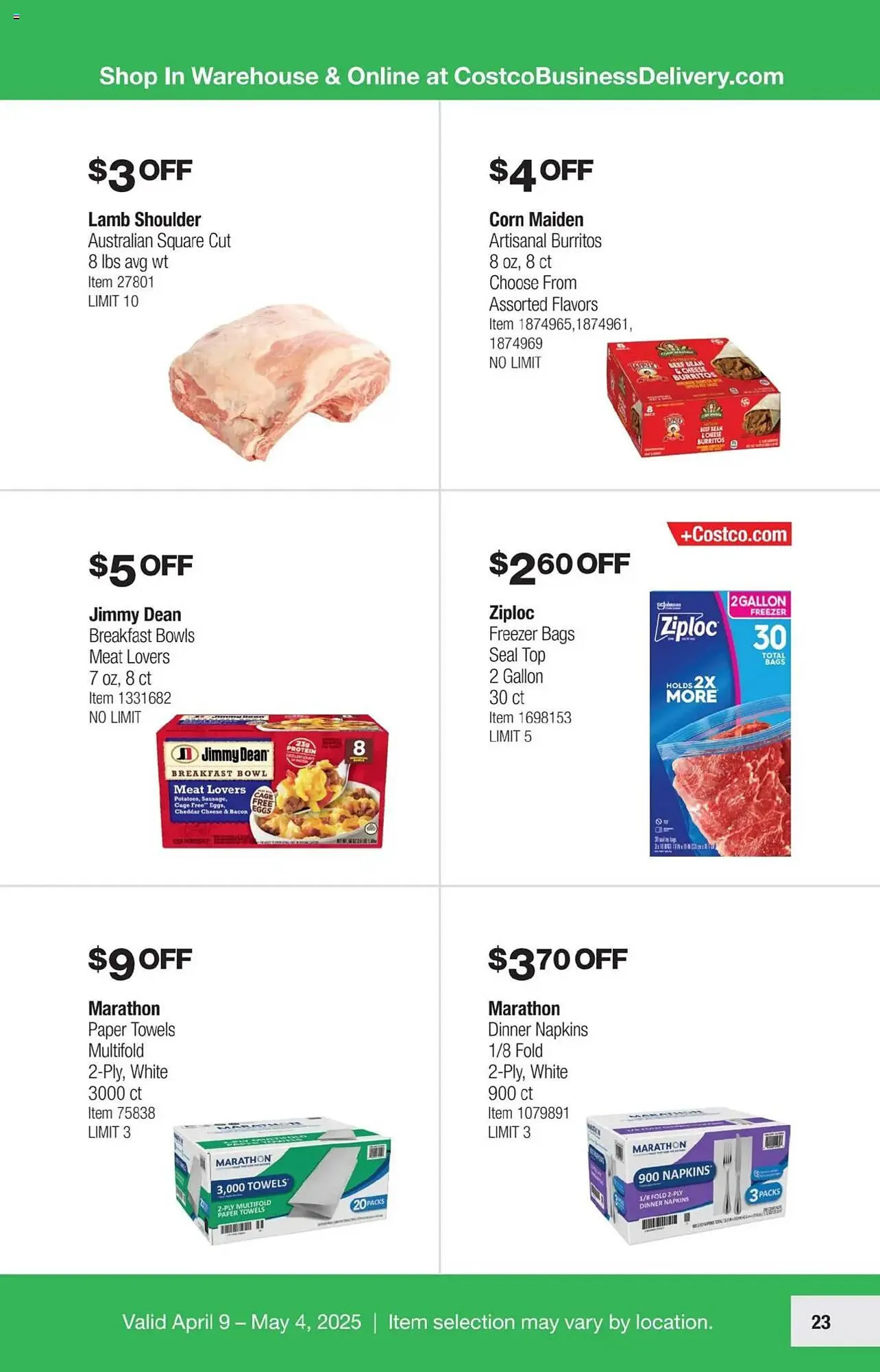 Catálogo de Costco Weekly Ad 9 de abril al 4 de mayo 2025 - Página 23