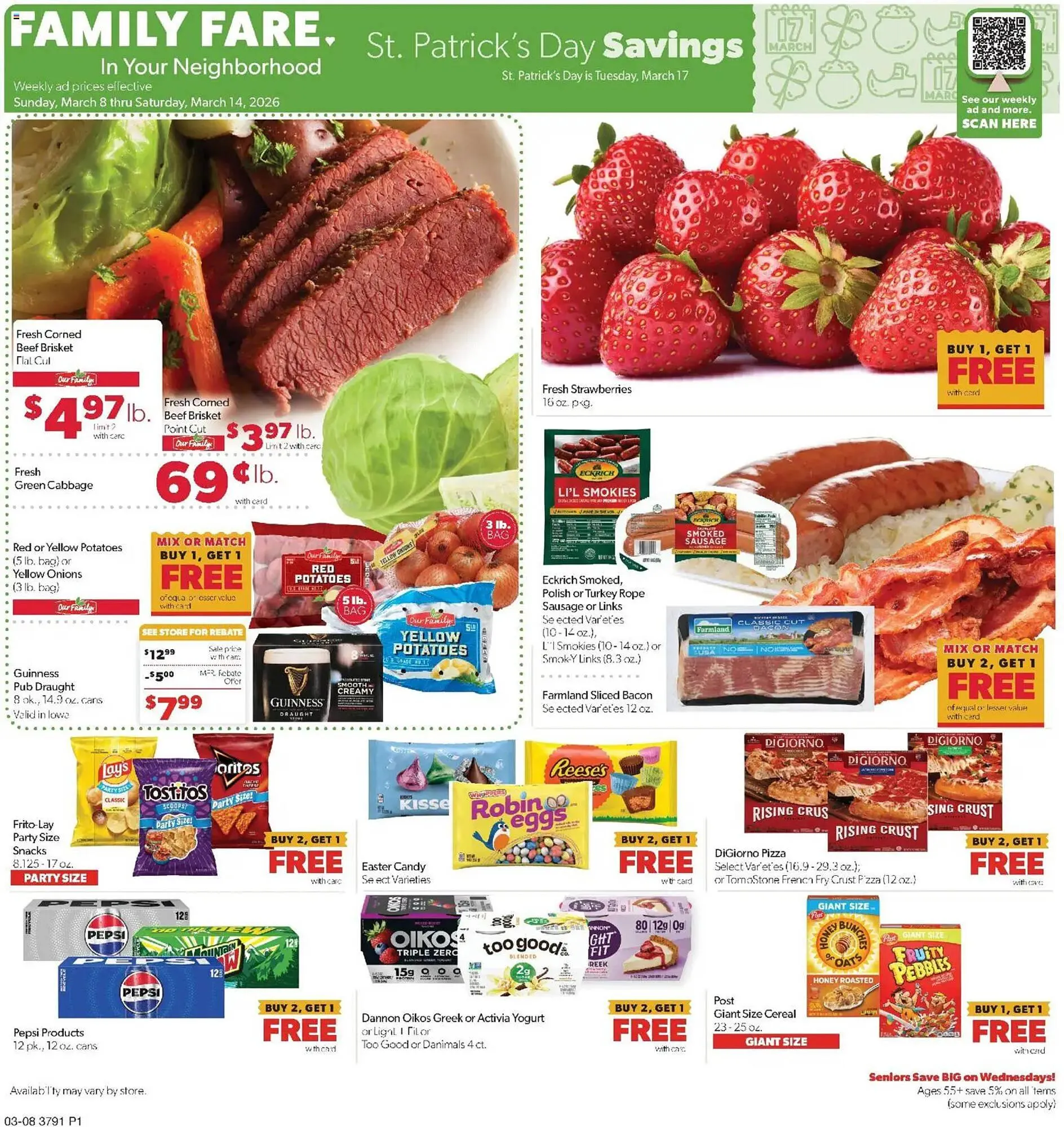 Weekly ad Family Fare weekly ad from March 8 to March 14 2026 - Page 1