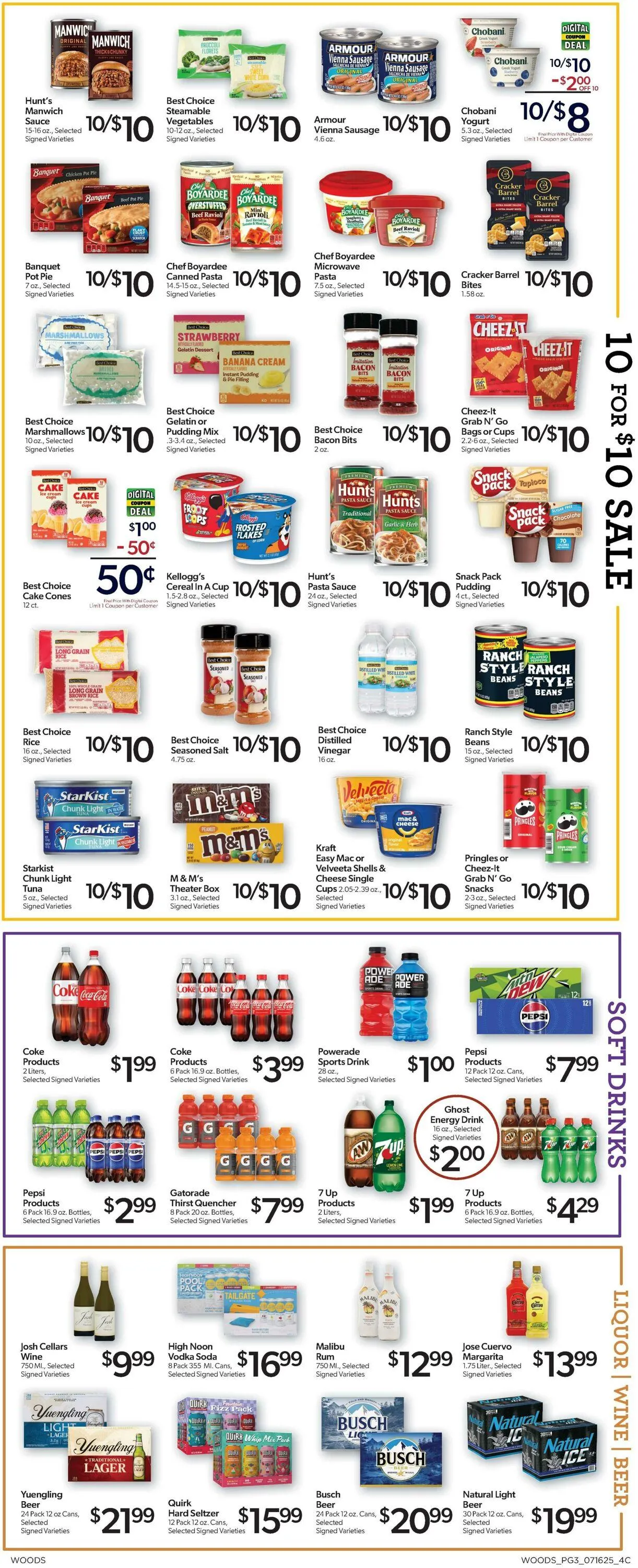 Weekly ad Woods Supermarket from July 16 to July 22 2025 - Page 3
