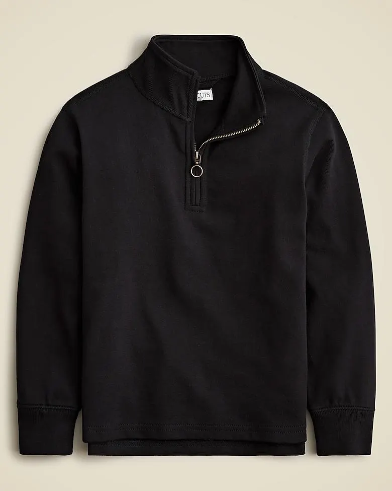 Kids' relaxed-fit half-zip pullover