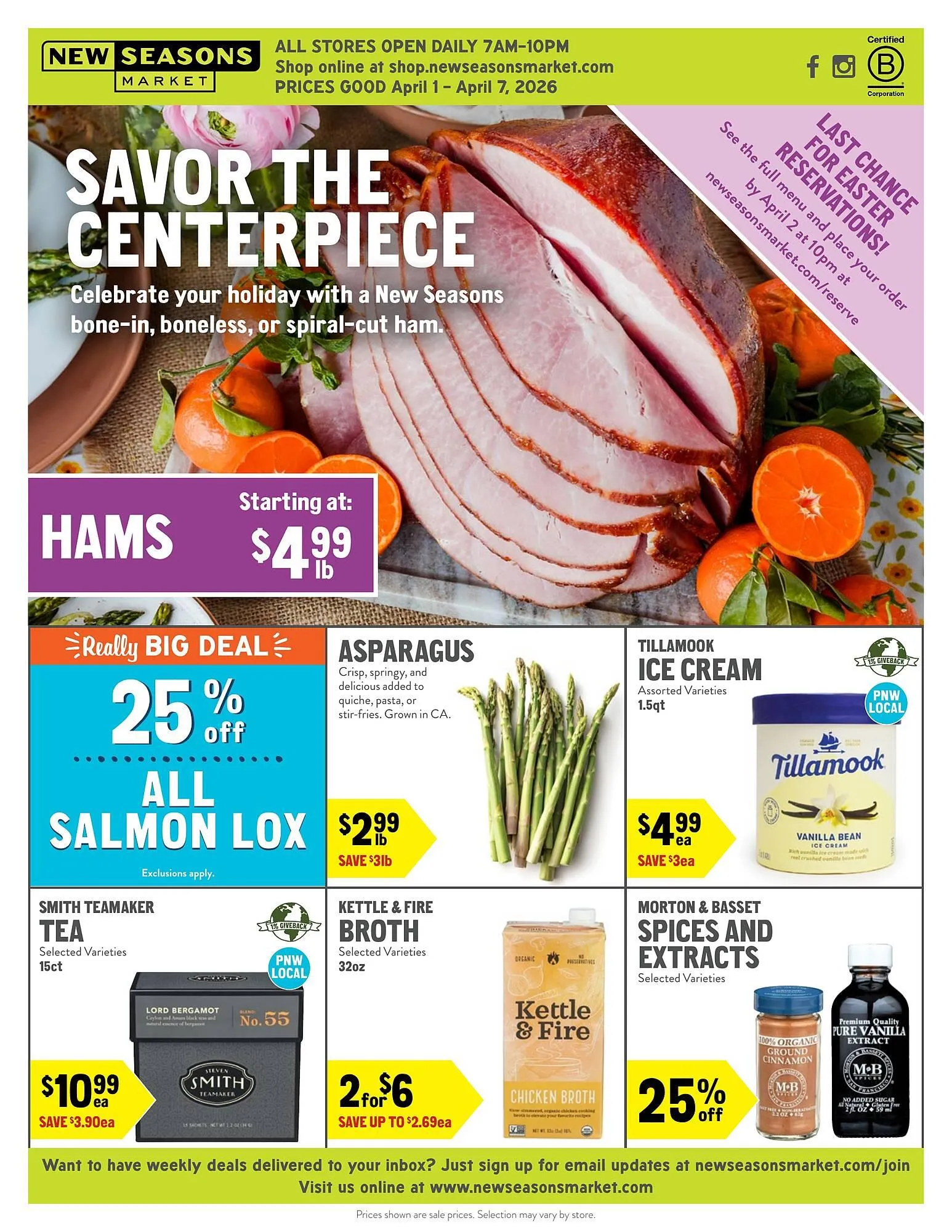 Weekly ad New Seasons Market weekly ad from April 1 to April 7 2026 - Page 1