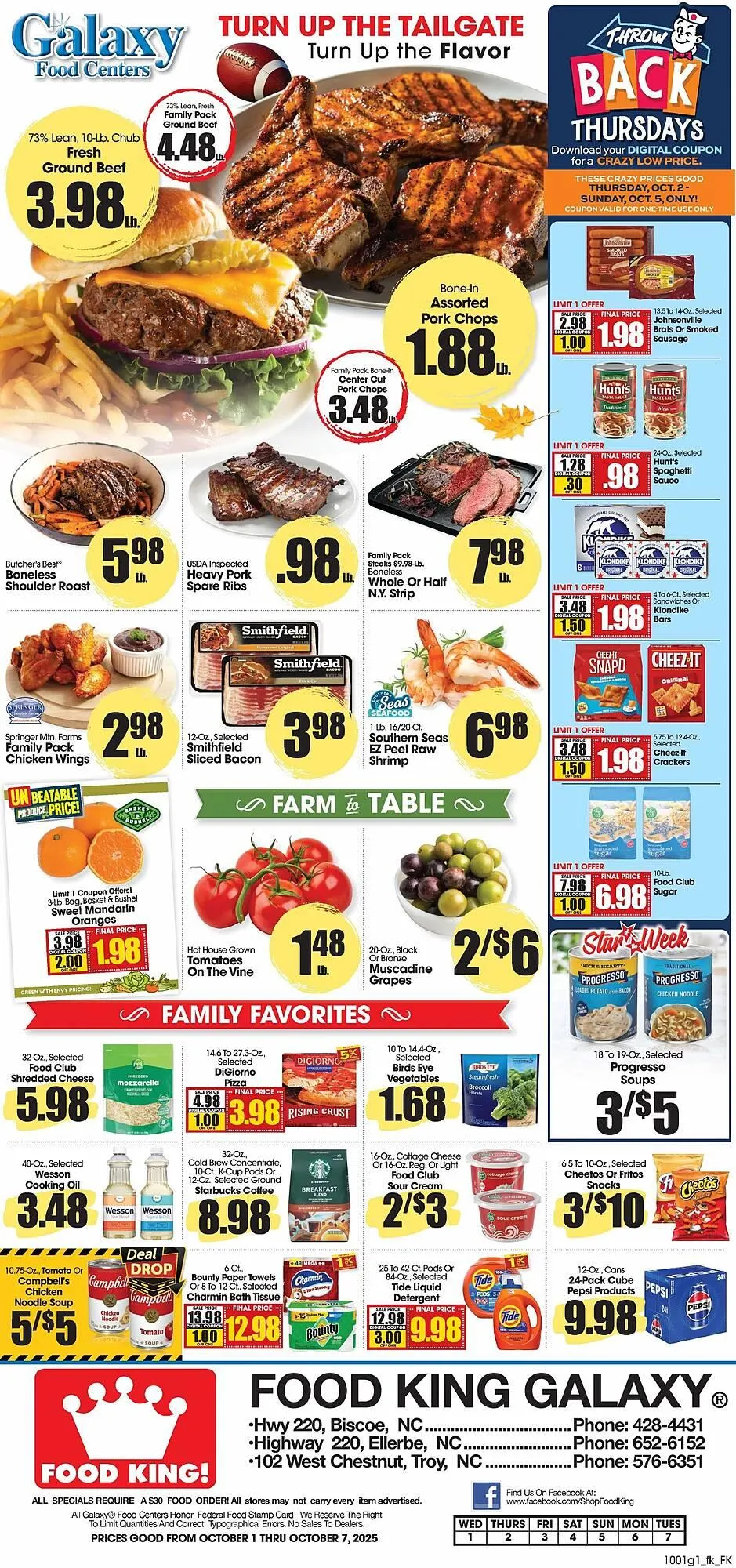 Weekly ad Food King weekly ad from October 1 to October 7 2025 - Page 1