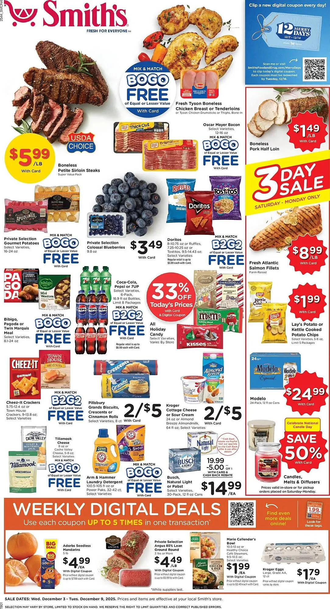 Weekly ad Smith's weekly ad from December 3 to December 9 2025 - Page 1