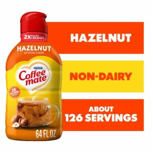 Coffee mate Hazelnut Flavored Coffee Creamer Non-Dairy Gluten-Free