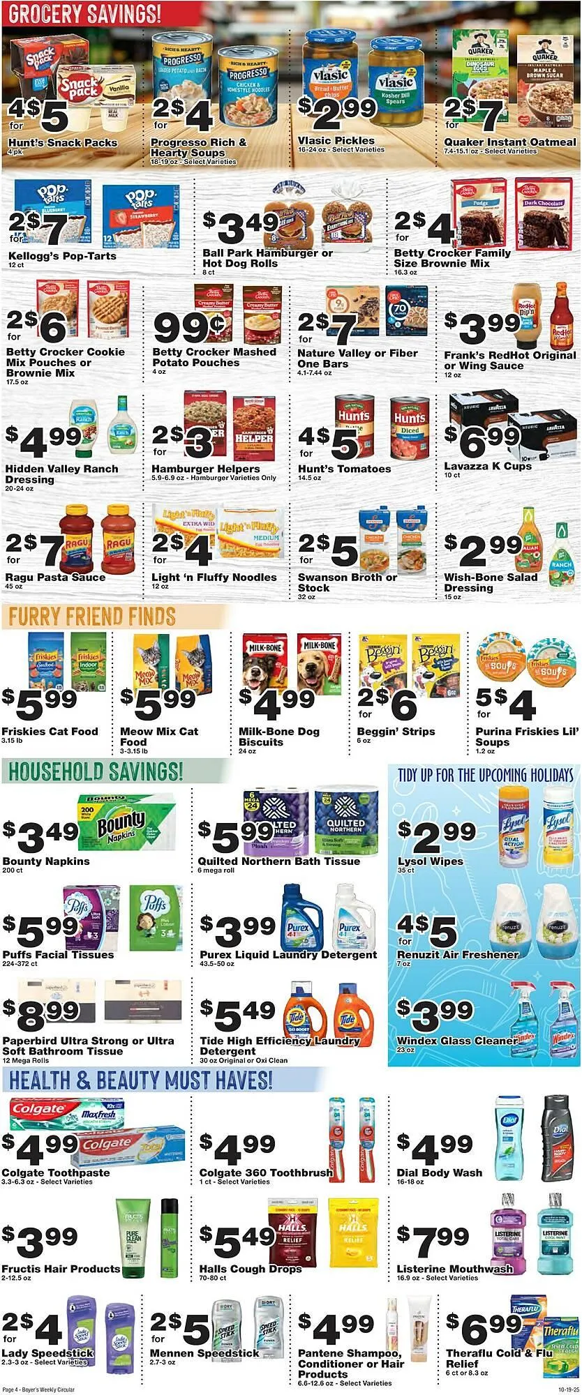 Weekly ad Boyer's Food Markets weekly ad from October 19 to October 25 2025 - Page 4