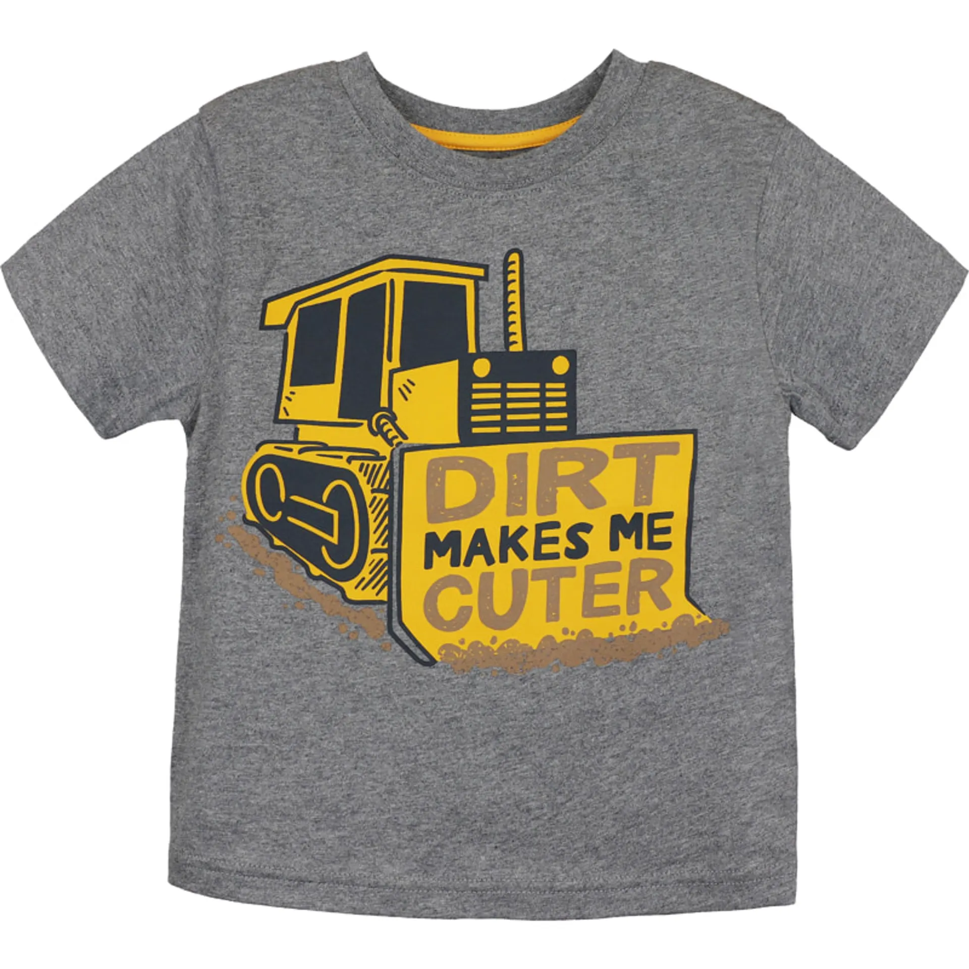 John Deere Boys Grey Short Sleeve Shirt