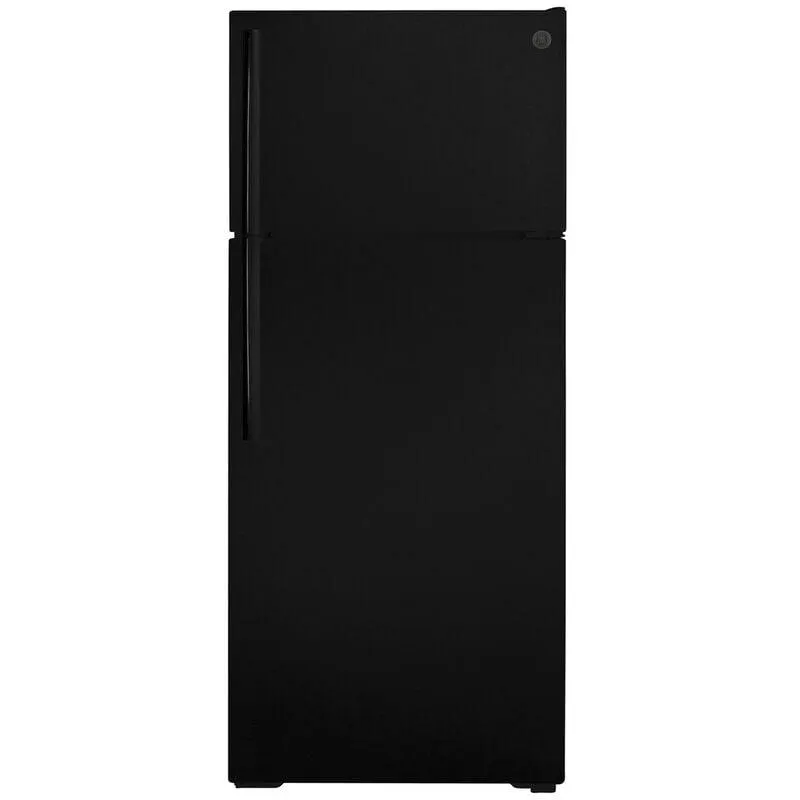 GE 28 in. 17.5 cu. ft. Top Freezer Refrigerator - Black