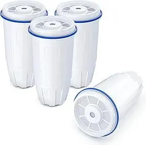 Upgraded Water Filter Replacement for Zero Pitcher and Dispenser ZR-001 ZR-004 ZP-006 ZR-017, Multi-Stage Filter System, Effectively Reducing Lead, Chromium, PFOA, and PFOS, Pack of 4, By DESENRUIS
