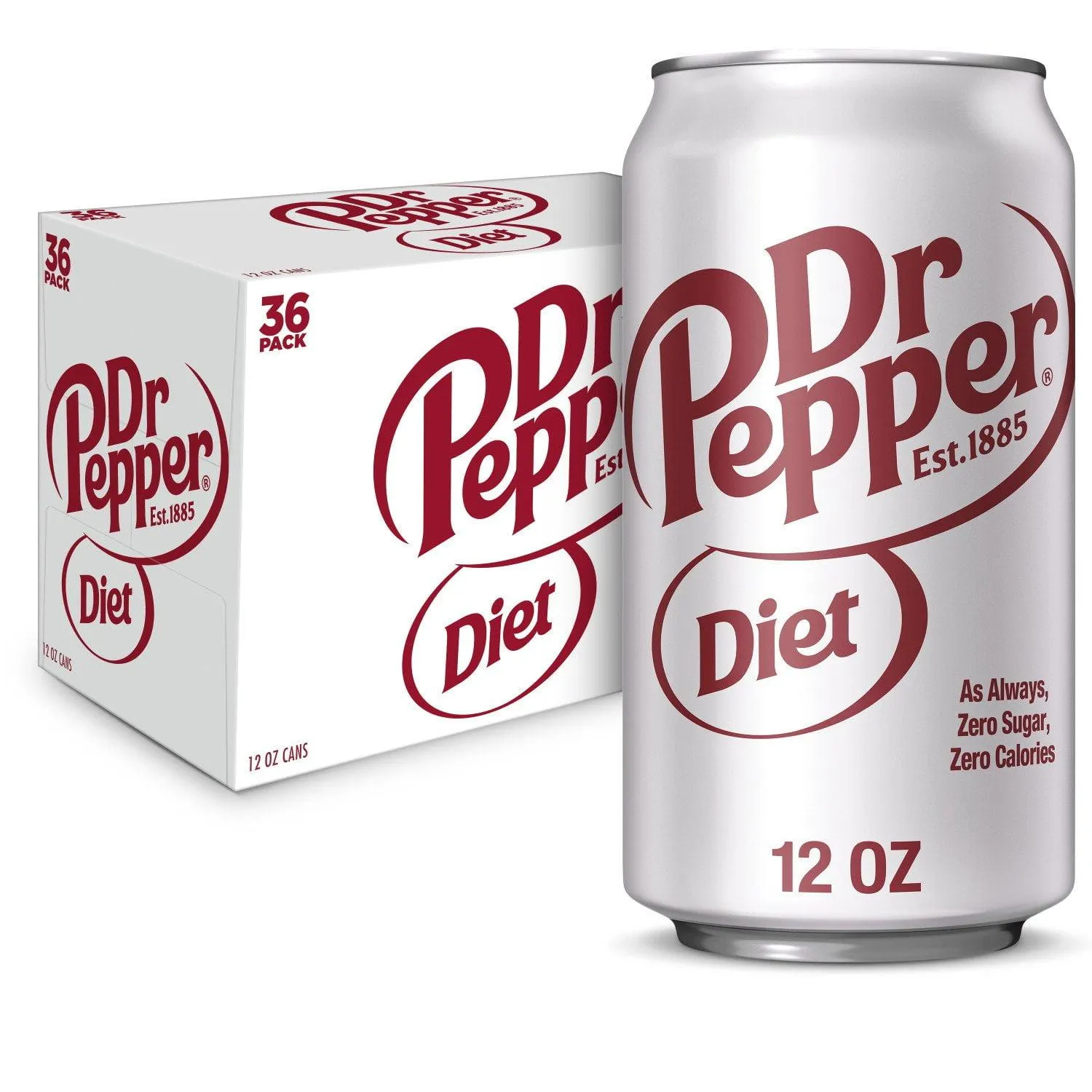 Diet Dr Pepper Soda 12 fl. oz., 36 pk.