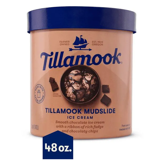 Tillamook Mudslide Ice Cream, 48 oz