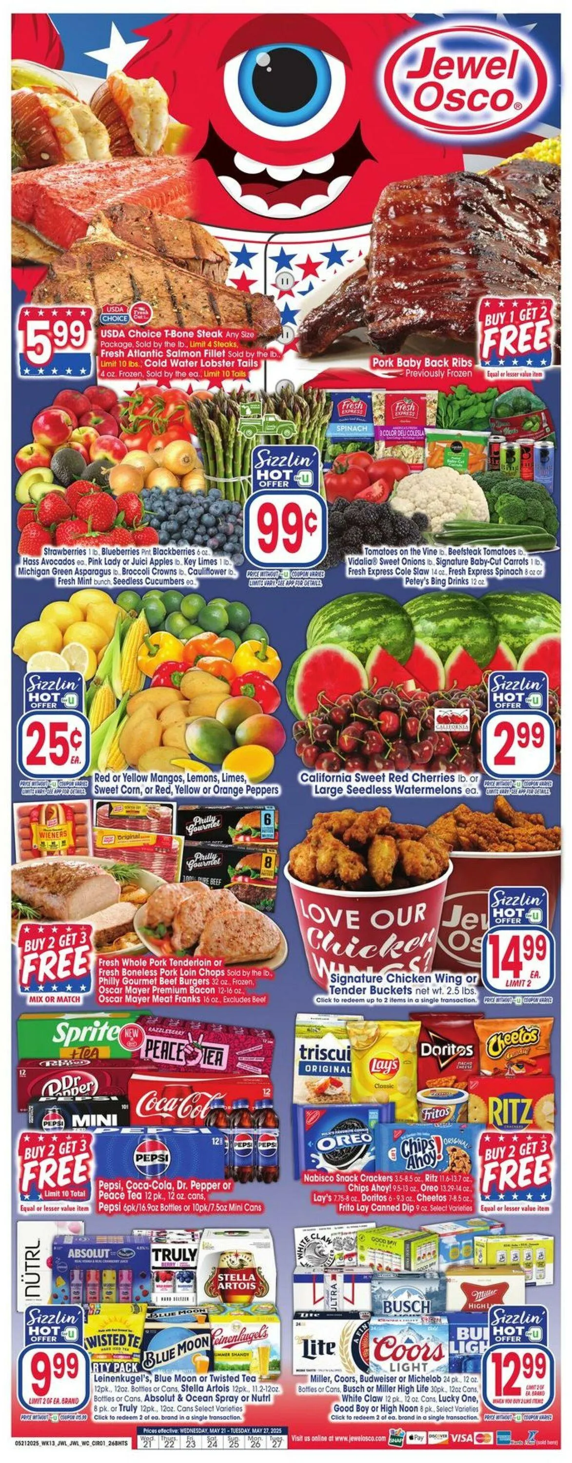 Weekly ad Jewel Osco Current weekly ad from May 21 to May 27 2025 - Page 1
