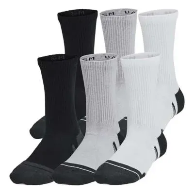 Kids' Under Armour Performance Tech 6 Pack Crew Socks
