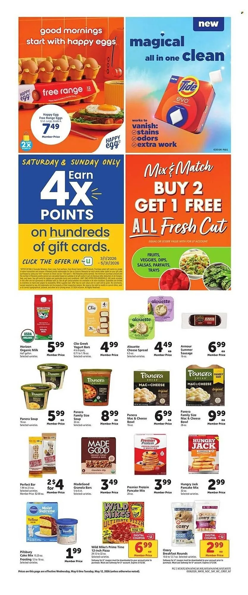 Weekly promotion Safeway weekly ad spanning from May 6 to May 12 2026 - Page 9 for Catalogue 365