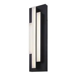 Patriot Lighting® Paralee Matte Black LED Outdoor Wall Light