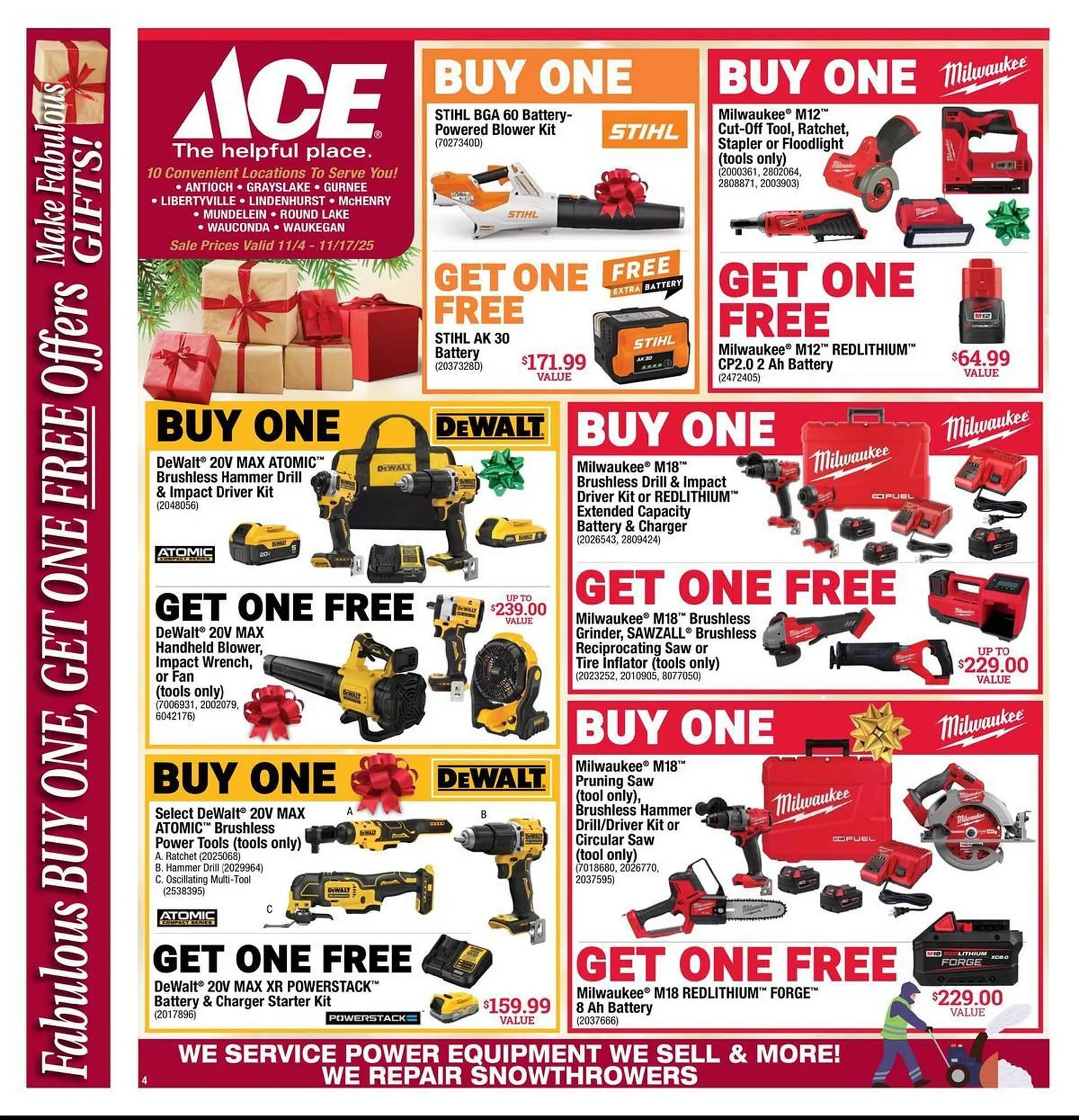 Weekly ad Ace Hardware flyer from November 4 to November 17 2025 - Page 4