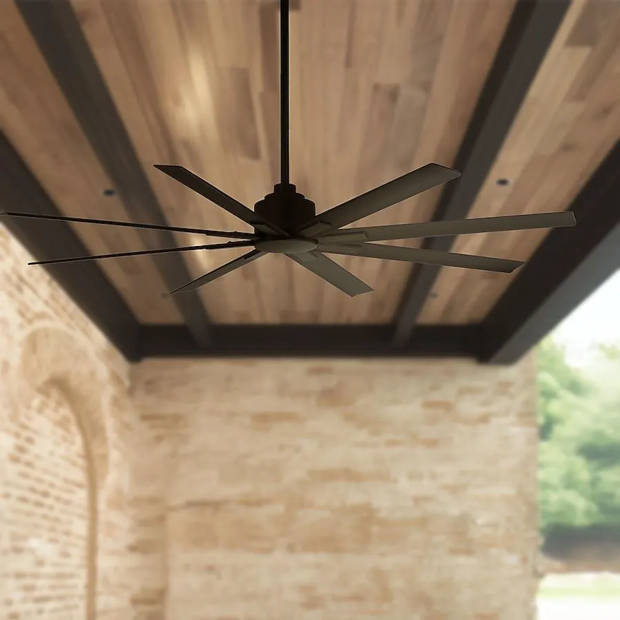 Minka Aire Xtreme H2O 65 65-in Outdoor Oil Rubbed Bronze with Oil Rubbed Bronze Blades Ceiling Fan Without Light 8 -Blade )