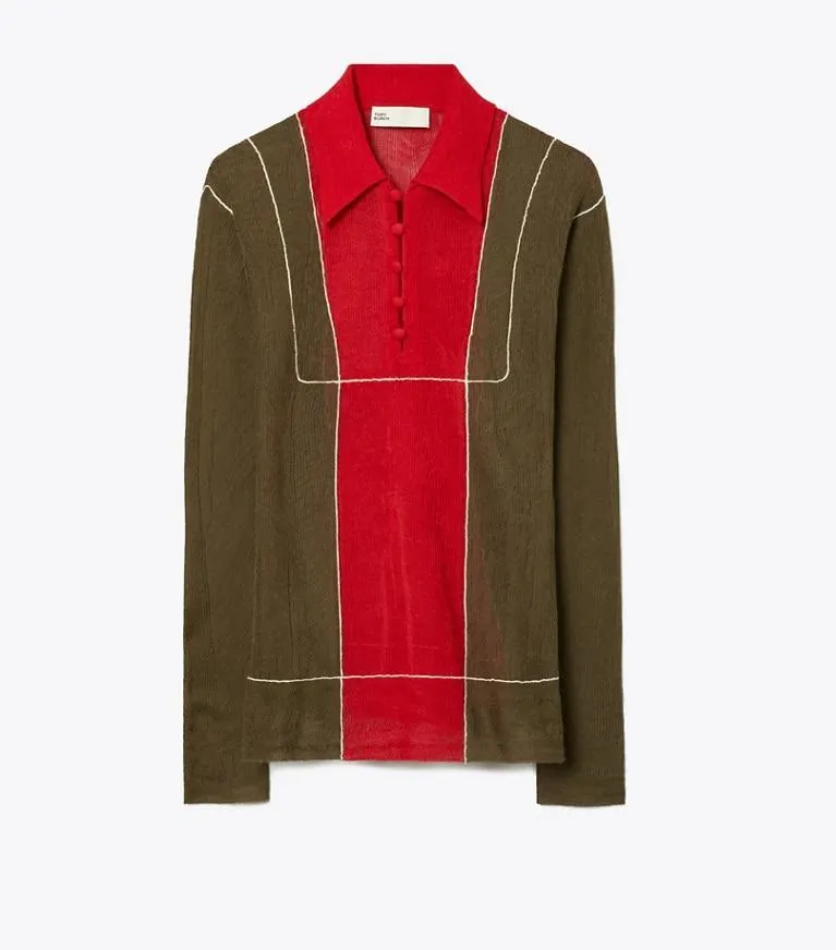 COLORBLOCK WOOL SWEATER