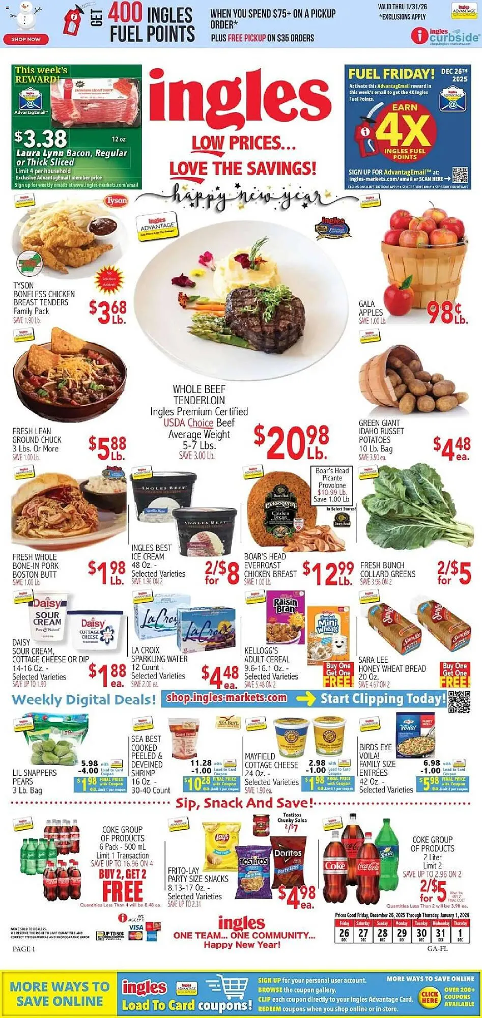 Weekly ad Ingles Markets weekly ad from December 25 to December 31 2025 - Page 1