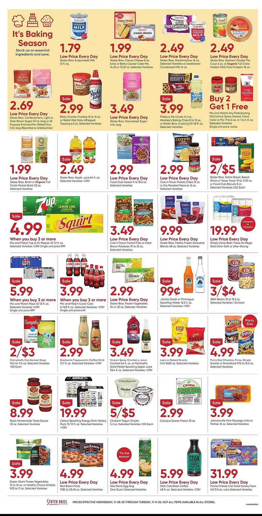 Weekly ad Stater Bros weekly ad from November 5 to November 11 2025 - Page 3