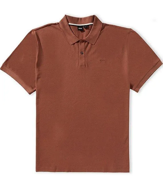 BOSS Big & Tall Pallas Short Sleeve Cotton Polo Shirt