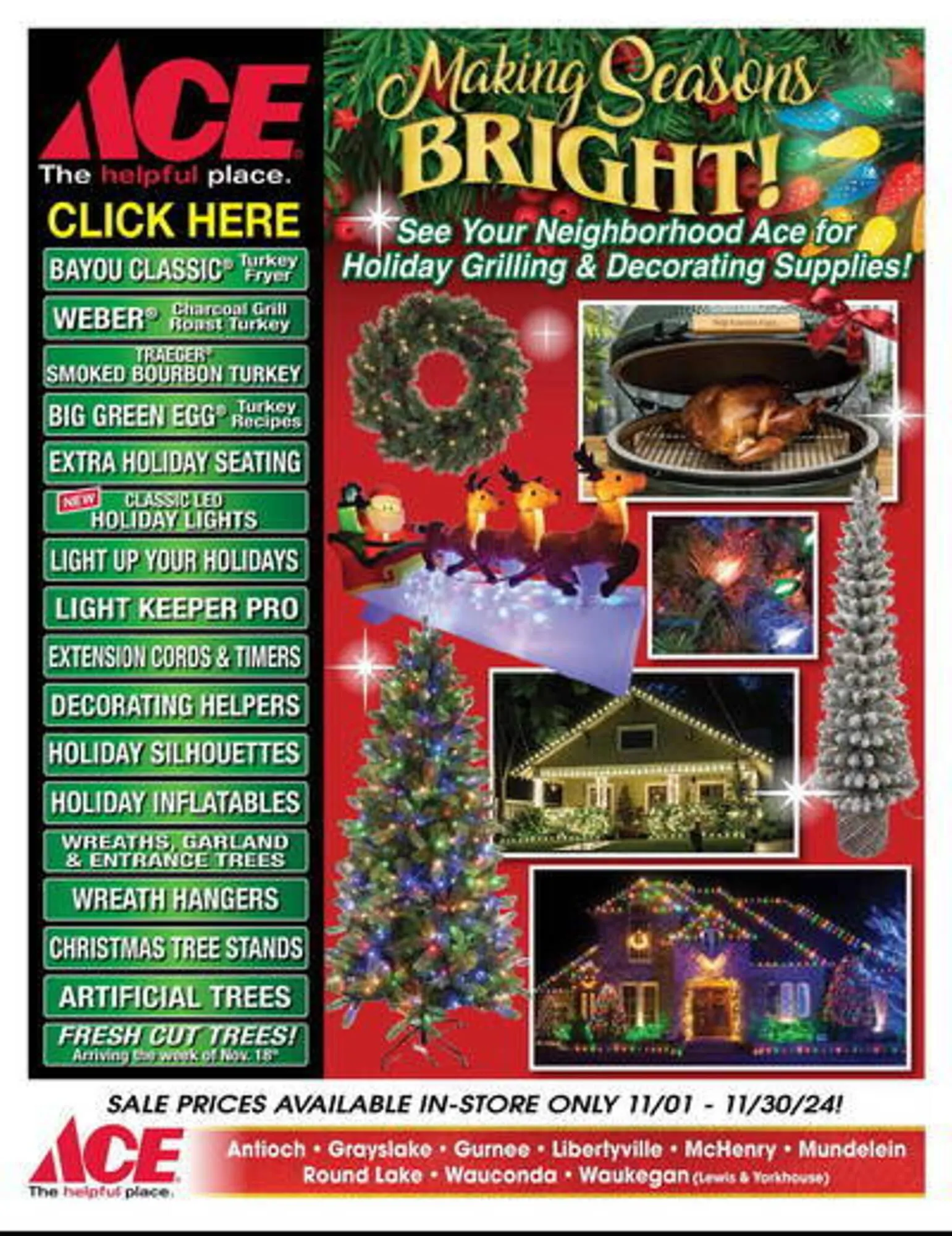 Weekly ad Ace Hardware Weekly Ad from November 1 to November 30 2024 - Page 1