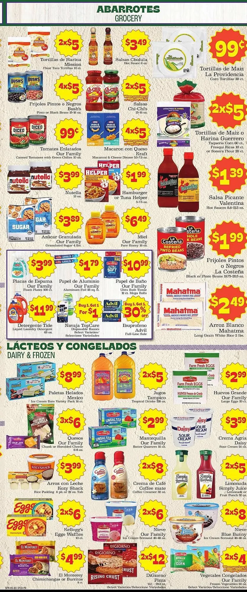 Weekly promotion Supermercado Nuestra Familia weekly ad spanning from May 3 to May 9 2026 - Page 6 for Catalogue 365