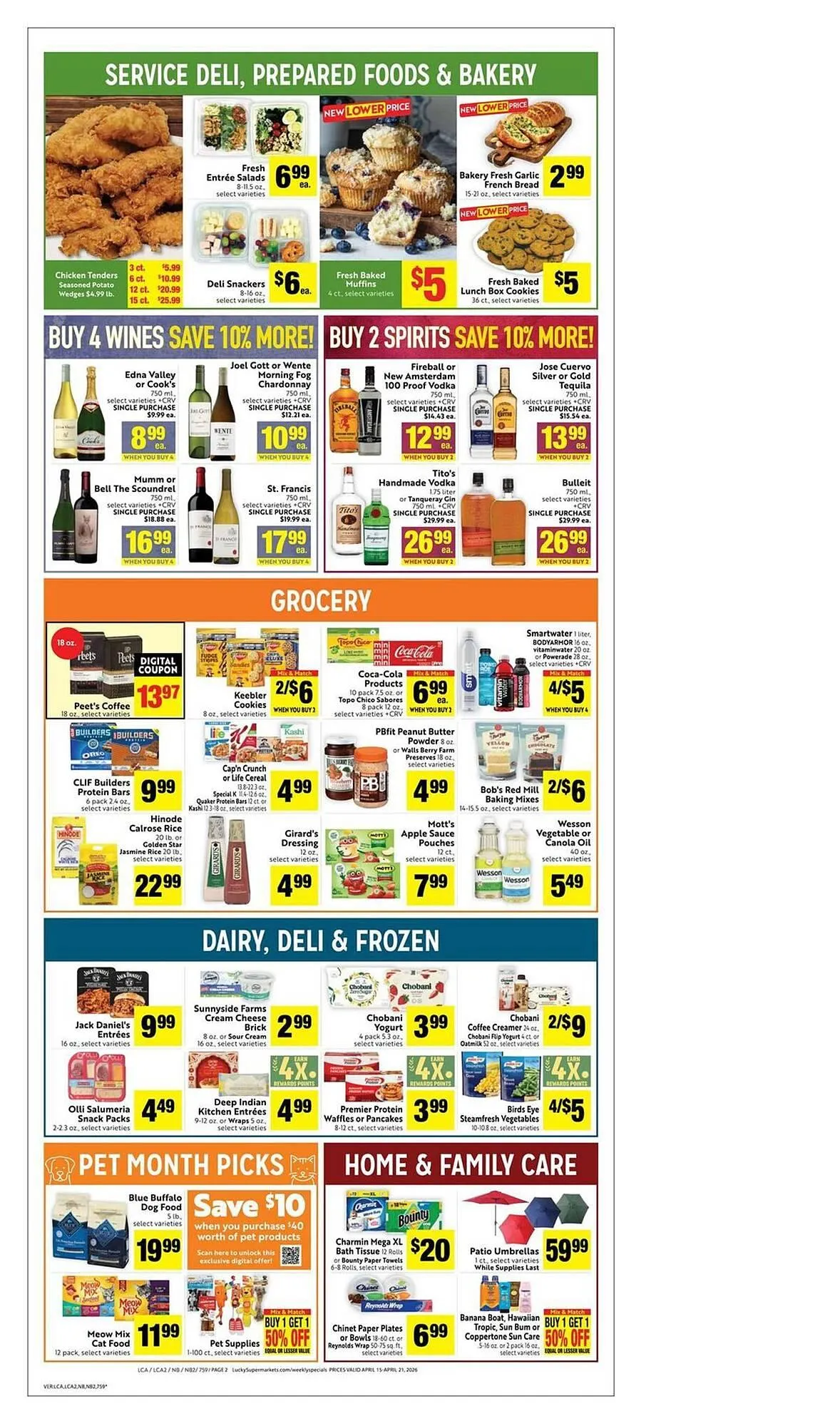 Weekly ad Lucky Supermarkets weekly ad from April 15 to April 21 2026 - Page 2