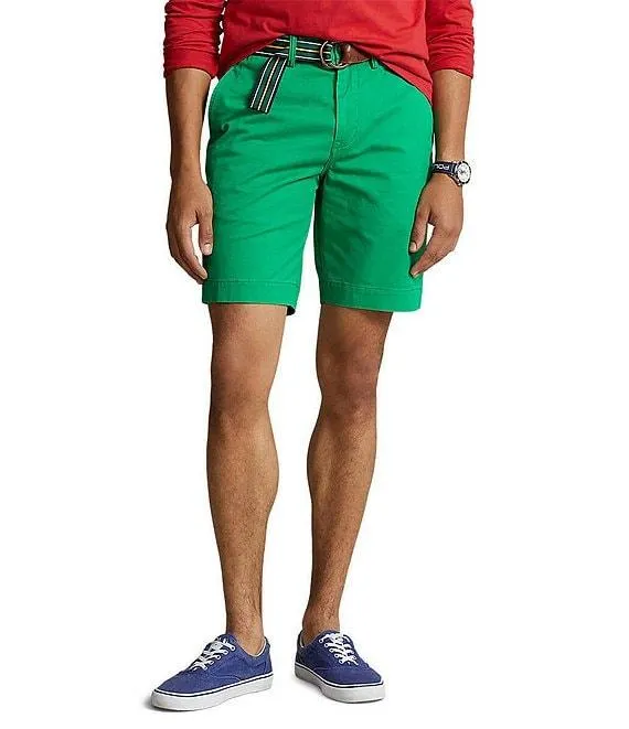 Classic Fit Stretch 9" Inseam Twill Shorts