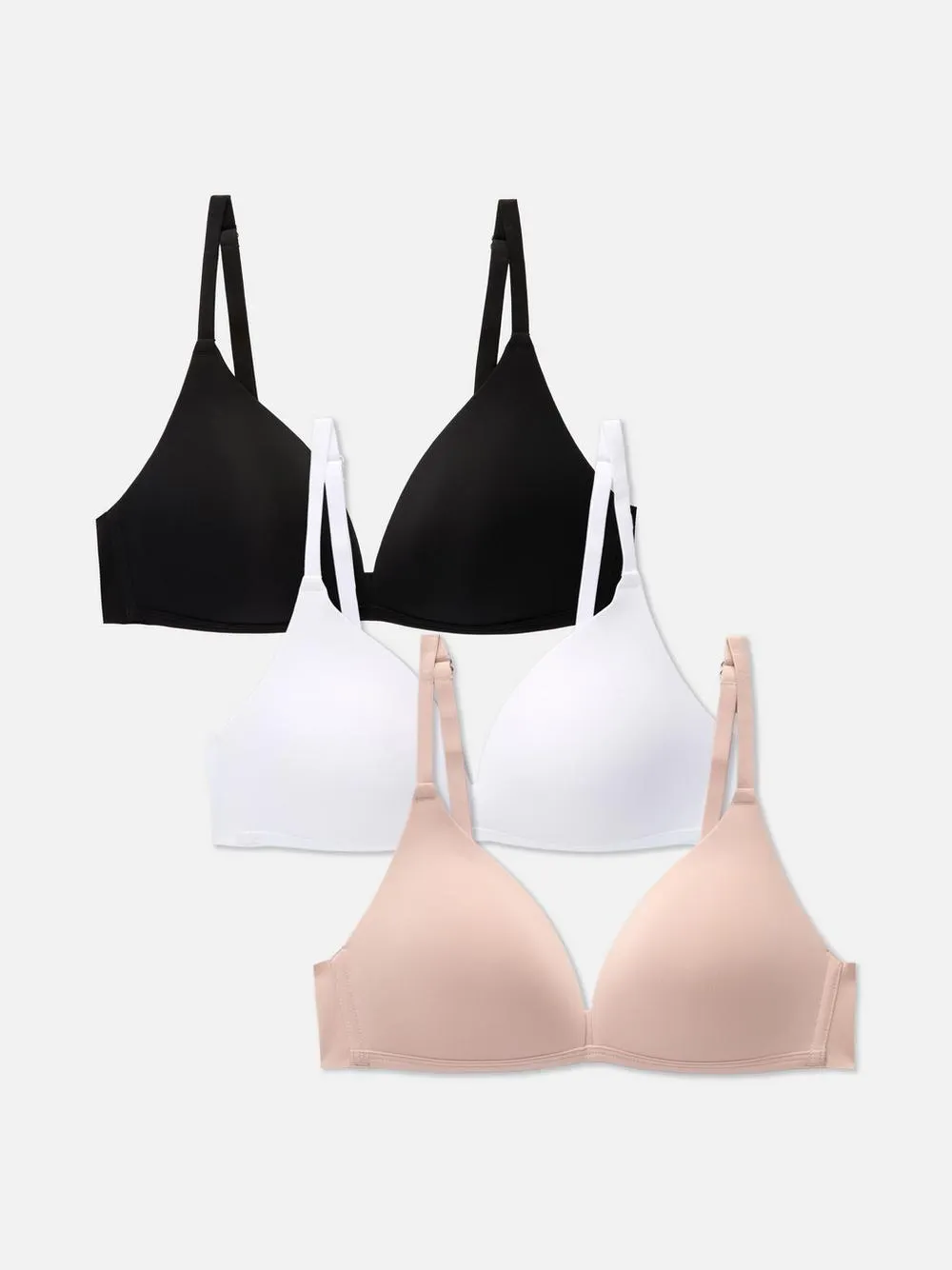 3pk Wireless Padded Bras