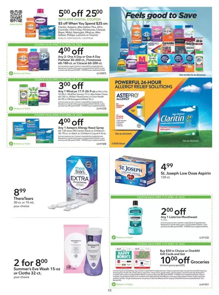 Weekly ad Publix Extra Savings from April 5 to April 18 2025 - Page 10