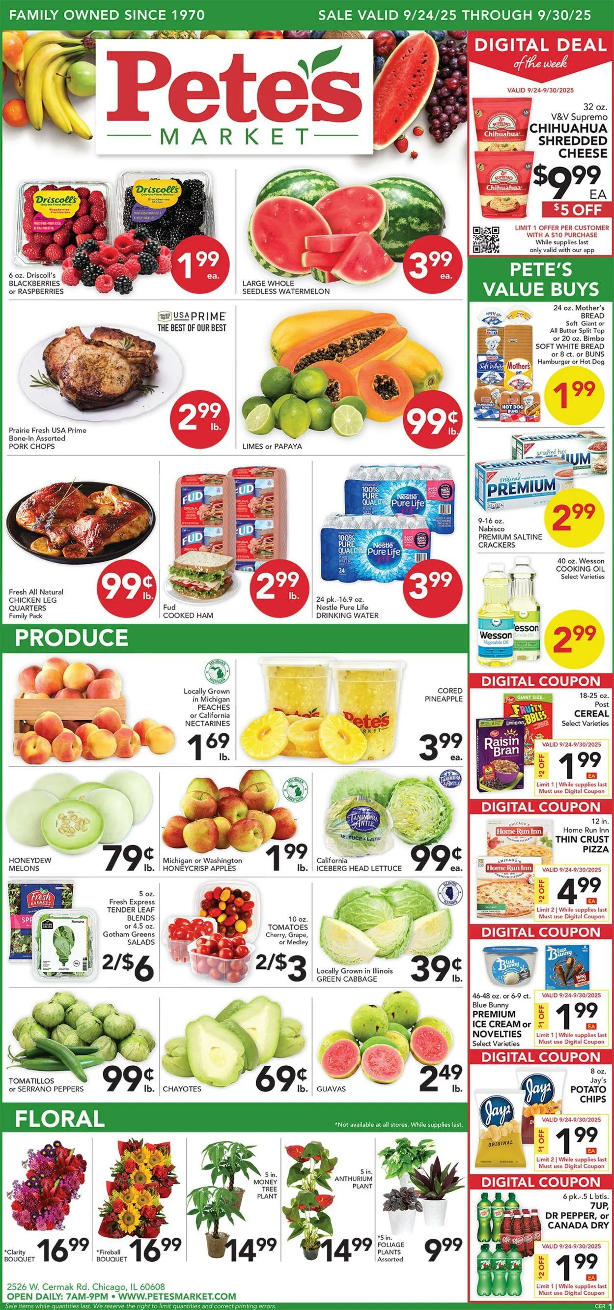 Weekly ad Pete's Fresh Market from September 17 to September 23 2025 - Page 1