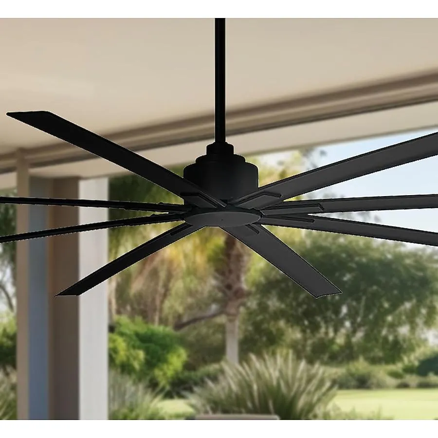 Minka Aire Xtreme H2O 84 84-in Outdoor Black with Black Blades Ceiling Fan Without Light 8 -Blade )