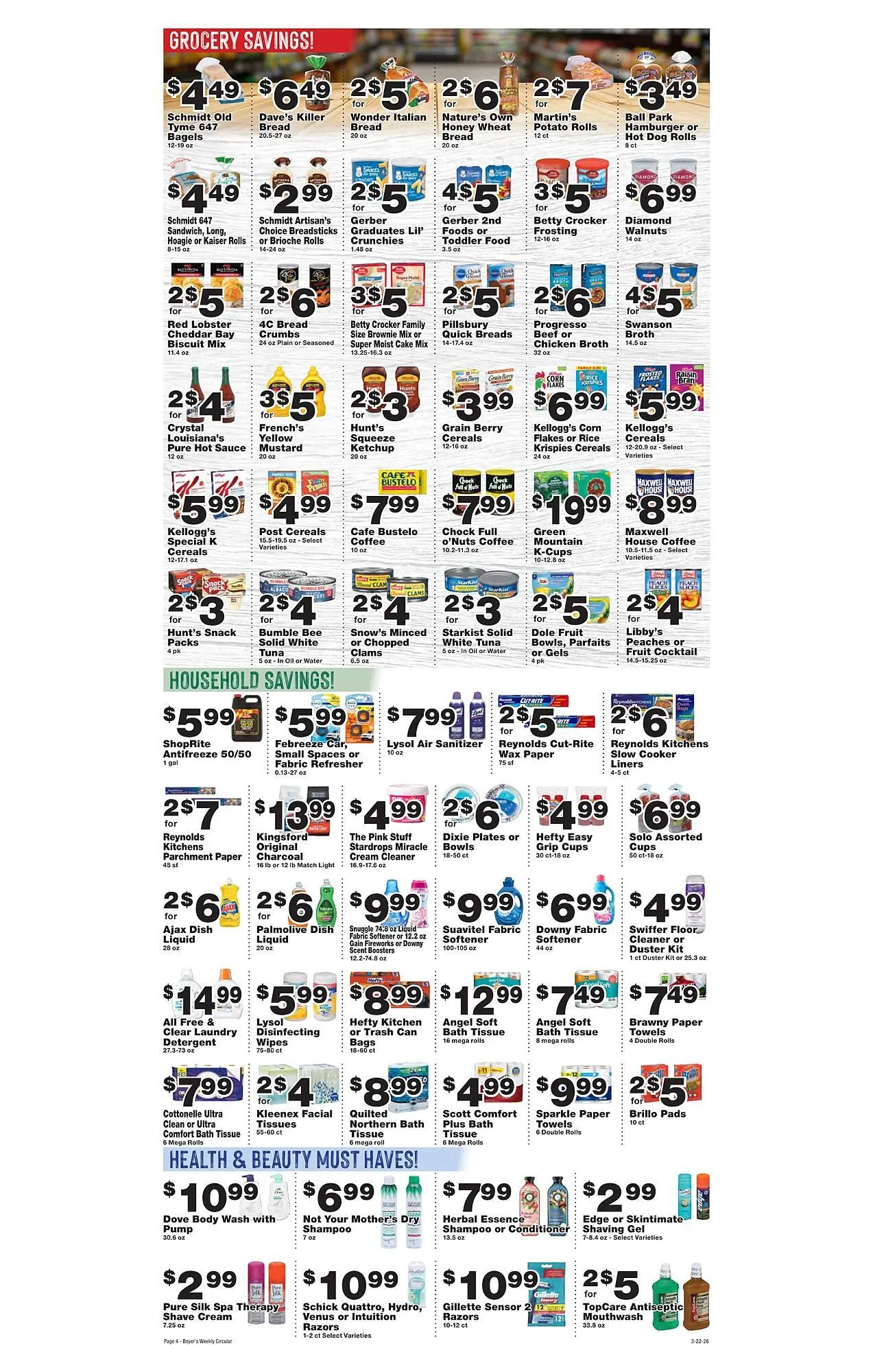 Weekly ad Boyer's Food Markets weekly ad from March 22 to March 28 2026 - Page 4