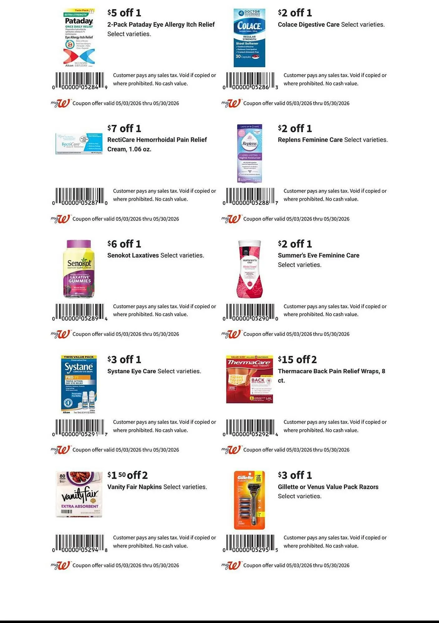 Weekly promotion Walgreens weekly ad spanning from May 3 to May 30 2026 - Page 4 for Catalogue 365