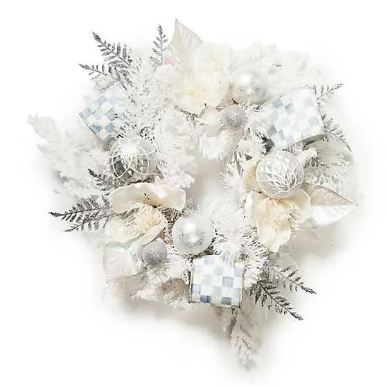 Crystal Palace White Mini 16" Wreath