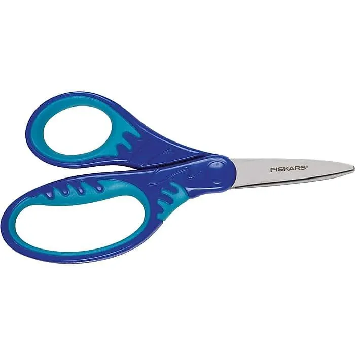 Fiskars Softgrip 5" Stainless Steel Kid's Scissors,