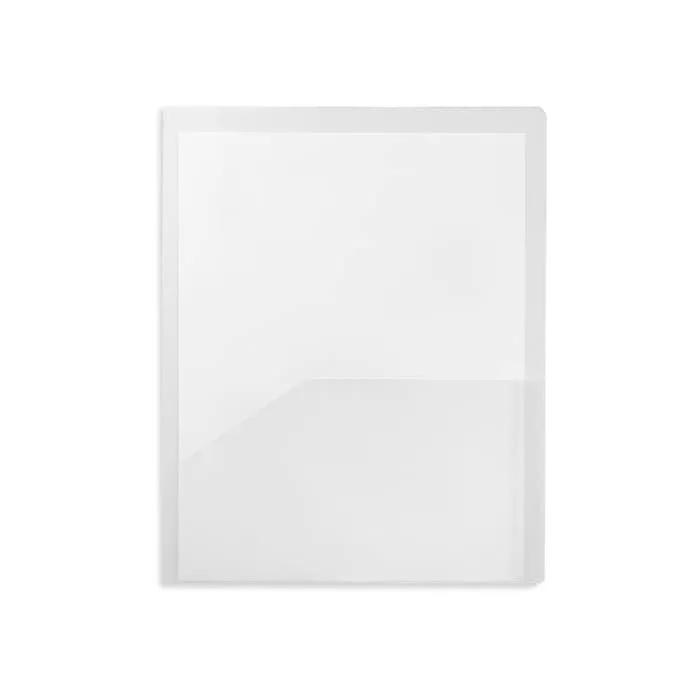 Staples 2-Pocket Plastic Presentation Folder,