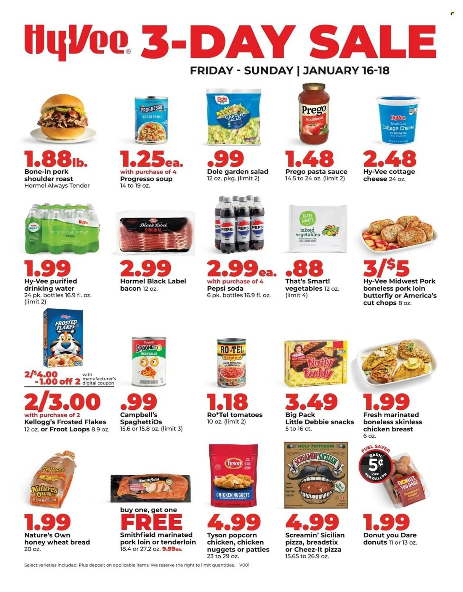 Weekly ad Hy-Vee weekly ad from January 16 to January 18 2026 - Page 1