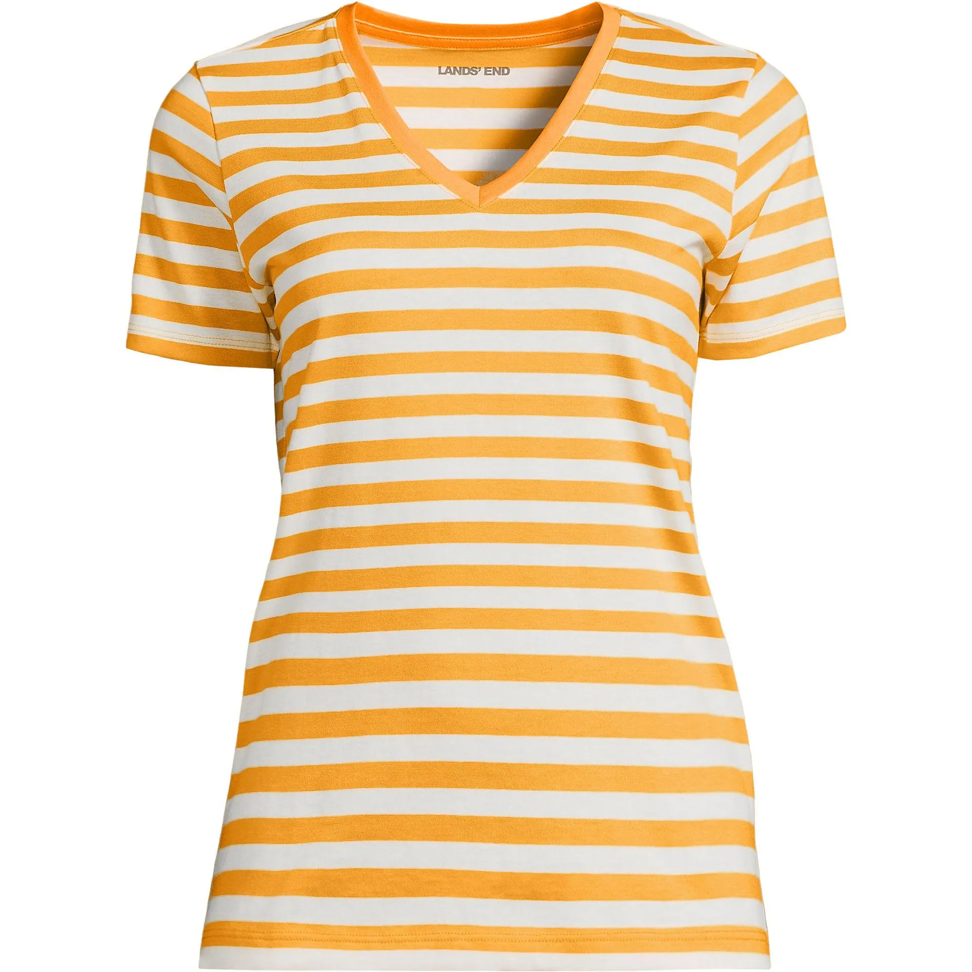Women's Relaxed Supima Cotton V-Neck T-Shirt