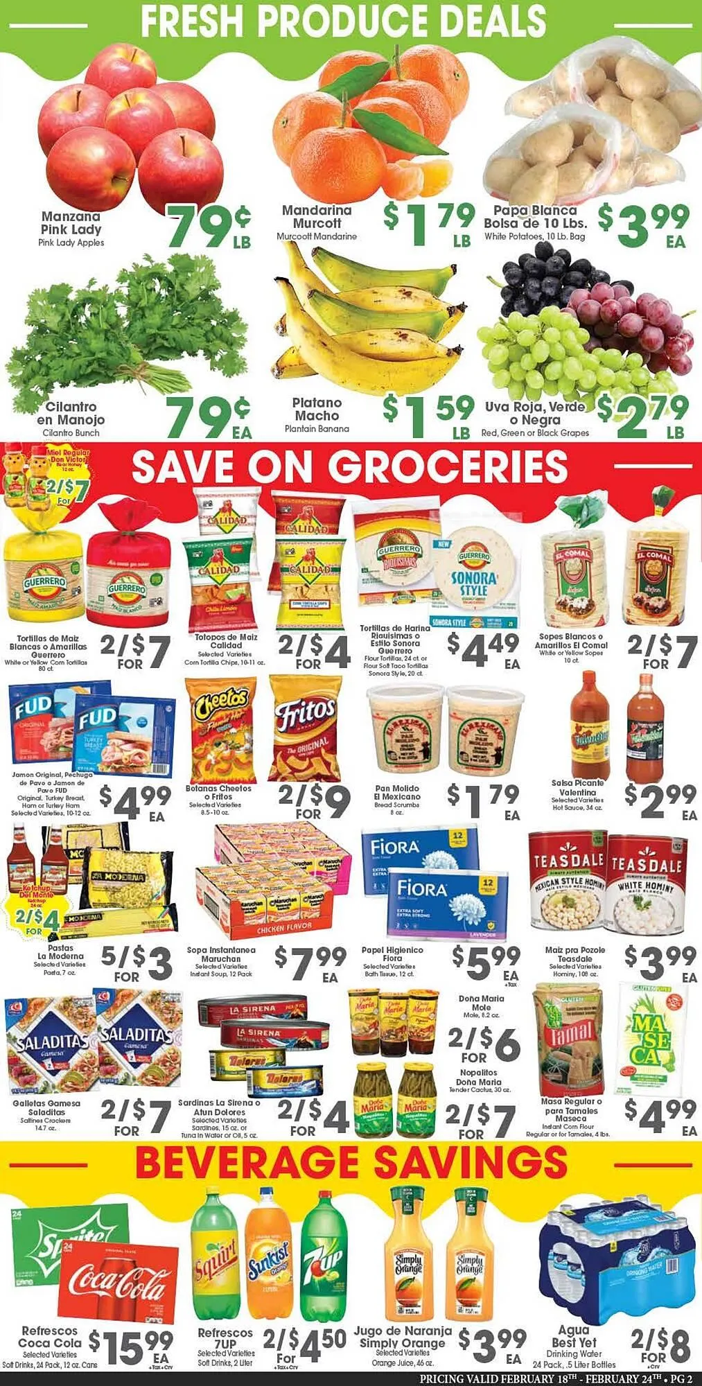 Weekly ad Arteagas Food Center weekly ad from February 18 to February 24 2026 - Page 2