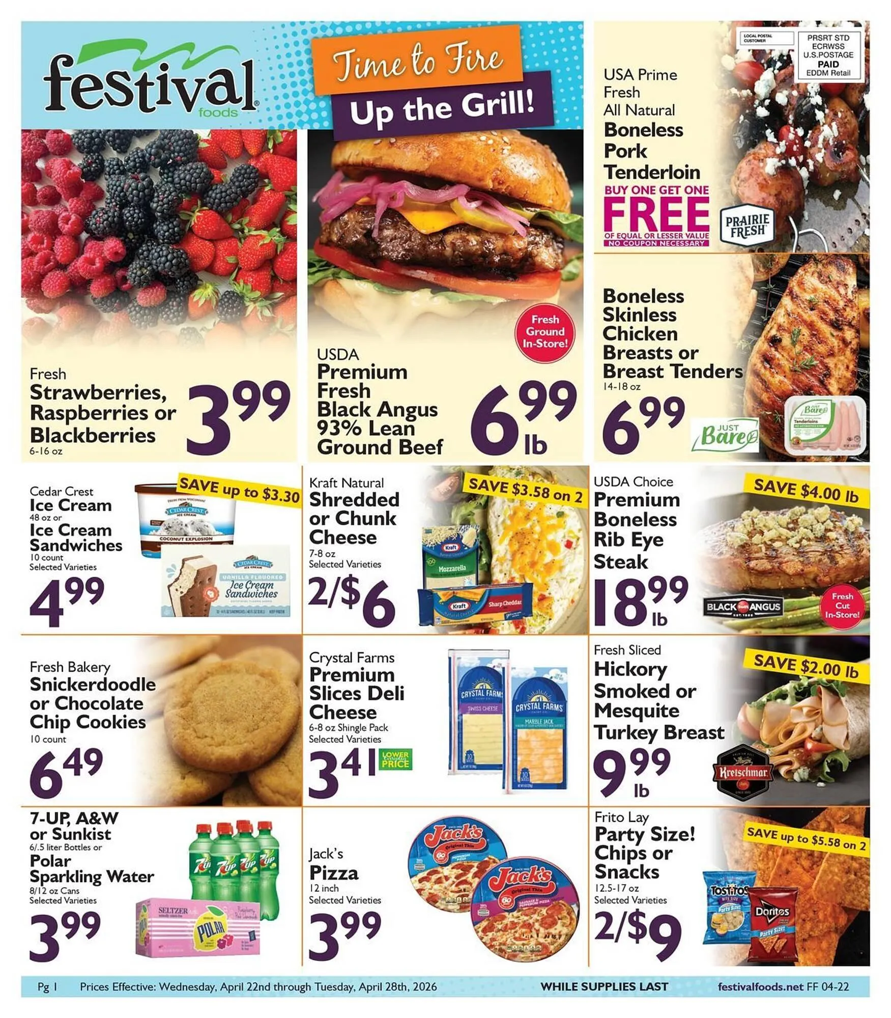 Weekly ad Festival Foods weekly ad from April 22 to April 28 2026 - Page 1