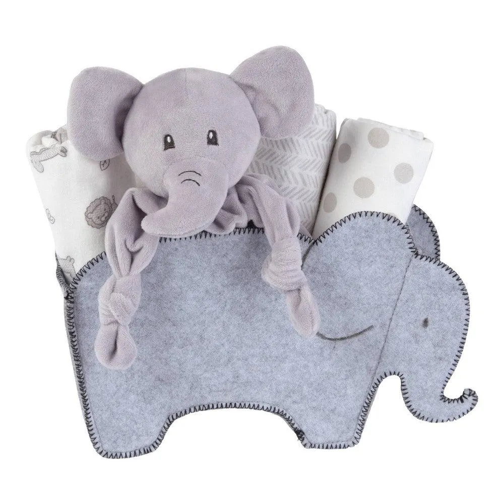 My Tiny Moments Welcome Baby Shaped Gift Set - Elephant 5pc