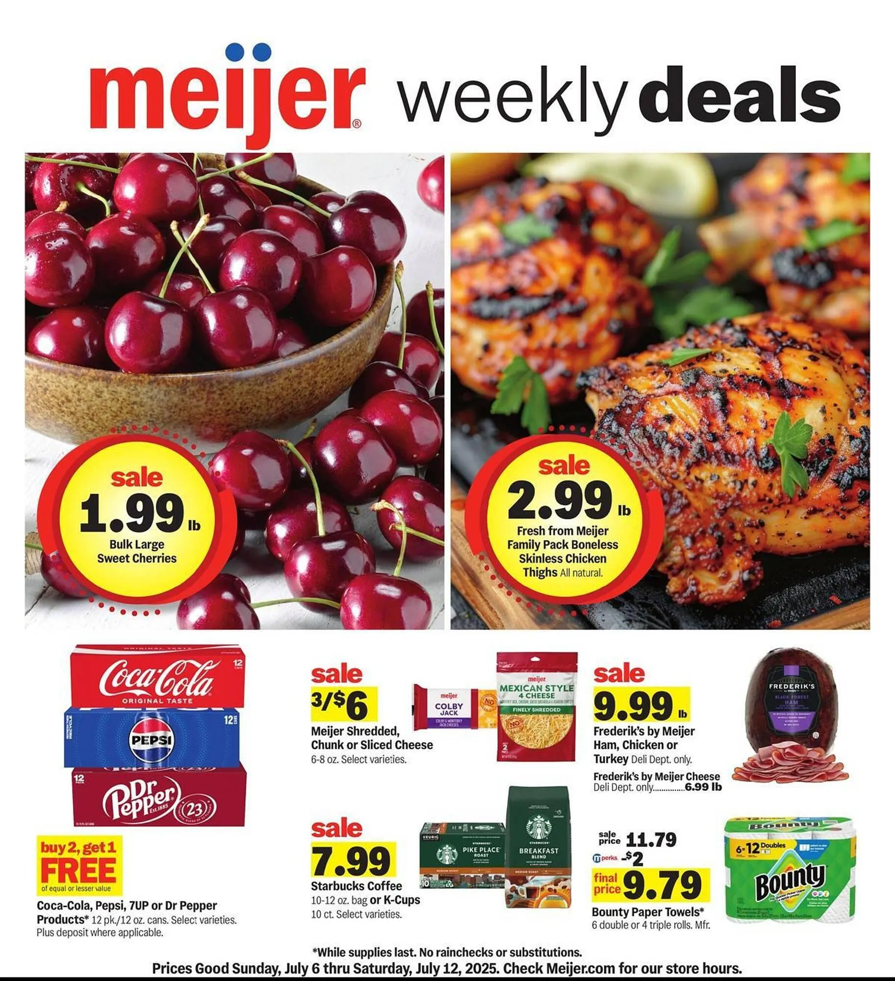 Weekly ad Meijer Weekly Ad from July 6 to July 12 2025 - Page 1