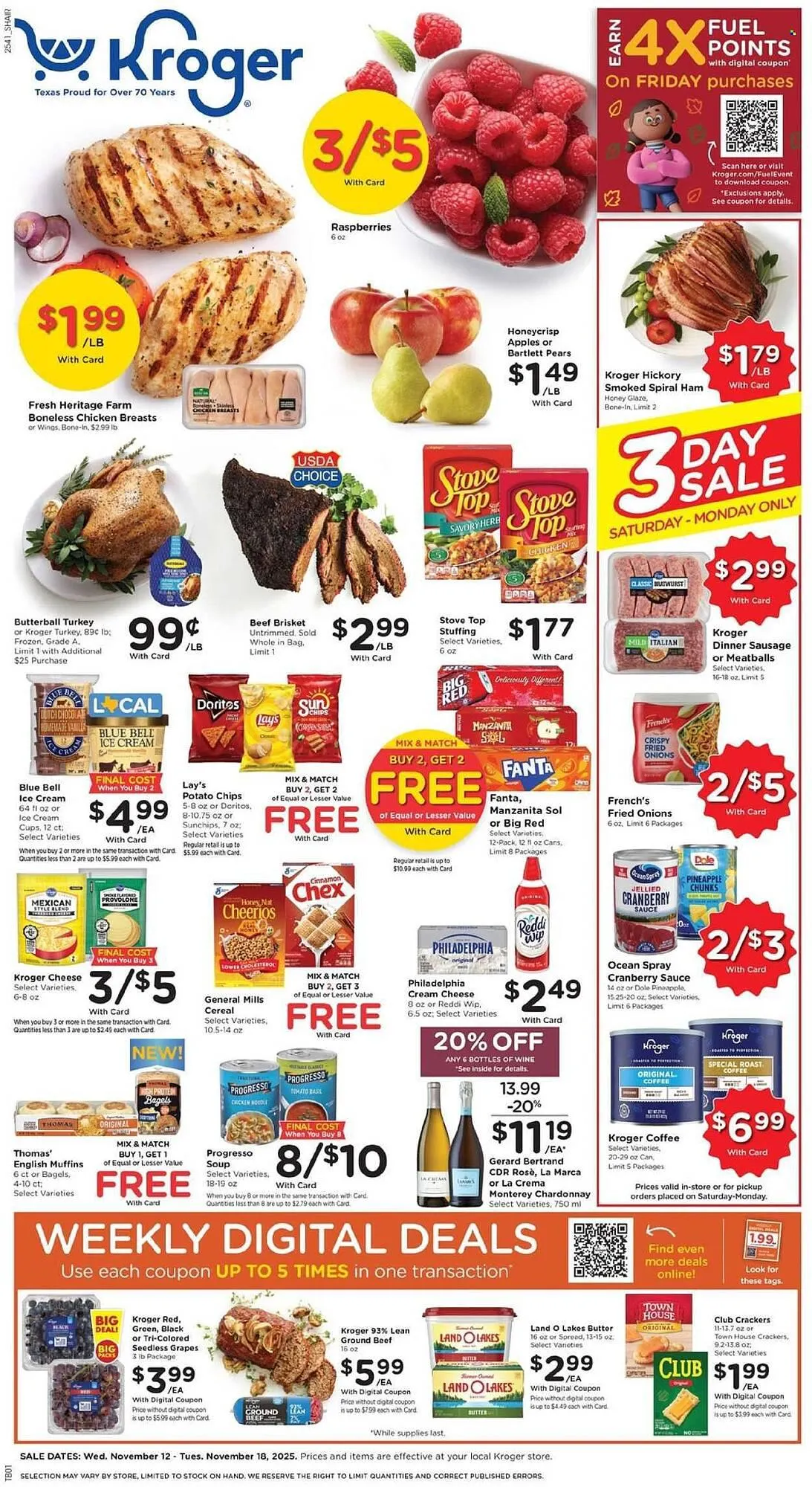 Weekly ad Kroger weekly ad from November 12 to November 18 2025 - Page 1