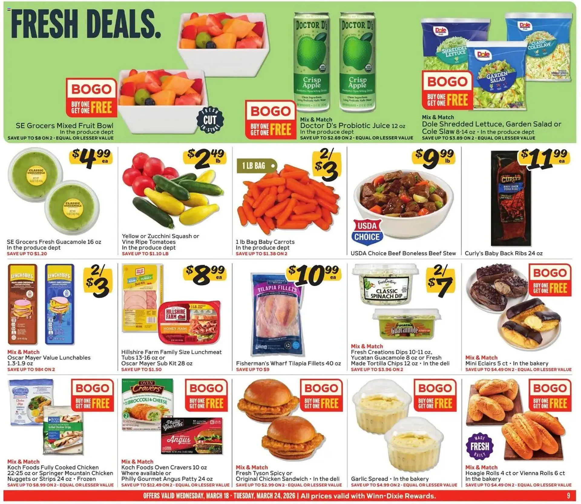 Weekly ad Winn Dixie weekly ad from March 18 to March 24 2026 - Page 9