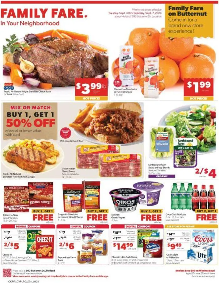 Weekly ad Great discounts on selected products from September 3 to September 7 2024 - Page 1