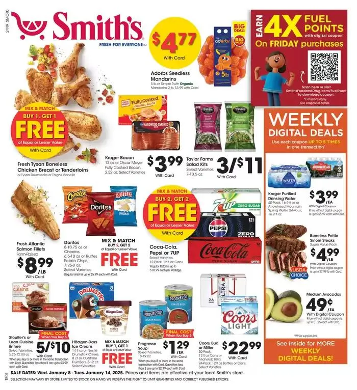 Weekly ad Exclusive deals and bargains from January 8 to January 14 2025 - Page 1